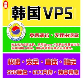 韩国VPS注册1024M推荐，优化q群排名